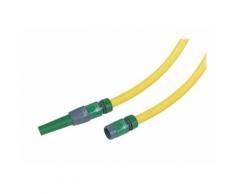 Batterie tuyau arrosage tricoté 20m 15mm + rac et lance