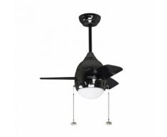 Ventilateur de Plafond LED Modern 7W Noir Blanc Chaud 3000K-3500K