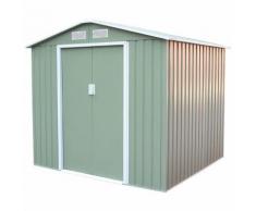 Abri Jardin Métal Gardiun Sunderland (Vert clair) 4,07 m² Ext - KIS12996
