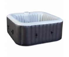 Spa gonflable carré 3-4 places 158 x 158 x 65 cm