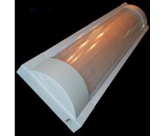 Réglette double pour Tubes LED T8 60cm Réflecteur Opaque