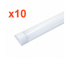 Réglette Lumineuse LED 150cm 60W (Pack de 10) - couleur eclairage : Blanc Froid 6000K - 8000K