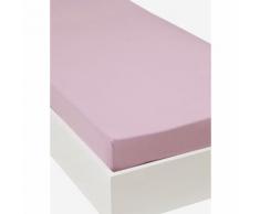 Drap-housse enfant en jersey extensible uni couleur - VERTBAUDET