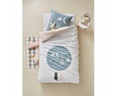 Parure réversible housse de couette + taie d'oreiller enfant COMME UNE ETOILE - VERTBAUDET