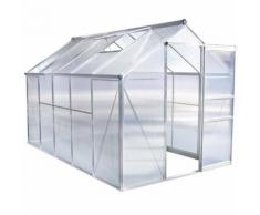 Serre de jardin polycarbonate - 5,93 m²