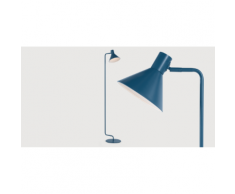 Truman, lampe de sol, bleu Memphis