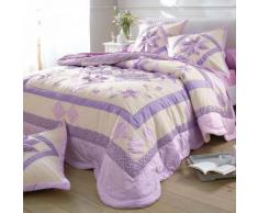 Couvre-lit patchwork - parme