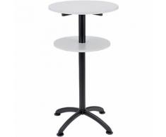 Guéridon Cafétéria 112 cm Gris