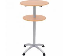 Guéridon Cafétéria 112 cm Imitation Hêtre