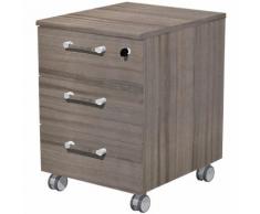 Caisson mobile Manager 56 x 46 5 x 57 5 cm Imitation noyer de Toscane