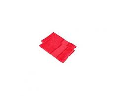 buttinette Serviettes invité à broder en tissu éponge, corail, 2 pièces