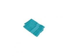 buttinette Serviettes invité à broder en tissu éponge, turquoise, 2 pièces