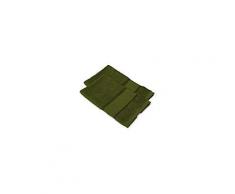 buttinette Serviettes invité à broder en tissu éponge, vert olive, 2 pièces