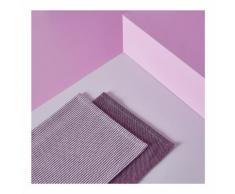 Lot de 2 torchons : 1 tissé teint et 1 chambray couleur BOUGAINVILLIER Monoprix Maison