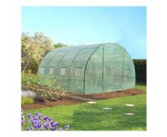 Serre de jardin tunnel 12 m² verte 3x4 m