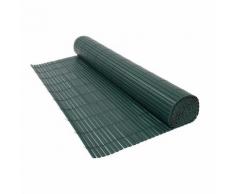 Canisse PVC double 1600 g/m² vert - 1 x 3 mètres