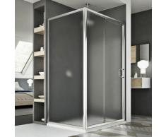 Cabine Douche 75x100 CM H185 granité C modèle Replay Duo 1 Portillon