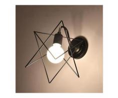 Lampe Applique Murale Métal Rétro Industrielle Eclairage Suspension Luminaire E27