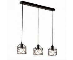 Suspension industrielle Vintage Lampe Lustre Abat-Jour Ajustable DIY Luminaire Salle à Manger Bar