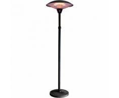 Parasol chauffant infrarouge à quartz chauffage radiant sur pied hauteur puissance réglable 3