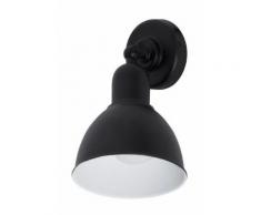 LEWIS Spot salle de bain 1 lumiere LED L17,5 x H9,5 cm Noir