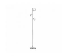 Lampadaire à variateur design chrome LED Corland 3 Lampes