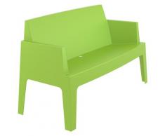 Banc de jardin 'PLEMO XL' vert en matière plastique