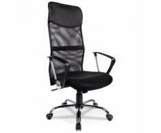Fauteuil de bureau 'SCOUBY' en tissu noir