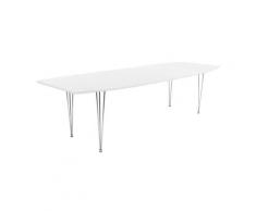 Table à dîner / de réunion extensible 'XTEND' blanche - 170(270)x100 cm