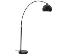 Lampadaire en arc 'FLAVIO' noir design