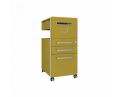 Meuble de rangement mobile Bite™ avec 1 tableau à épingler, ouvrable à droite avec 2 tiroirs universels et 1 classeur pour dossiers suspendus ,BISLEY