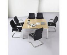 Table de conférence carrée L x l x h 1400 x 1400 x 720 mm