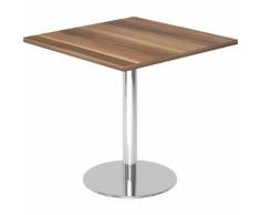 Table de réunion L x l 800 x 800 mm hauteur 755 mm, piétement chromé