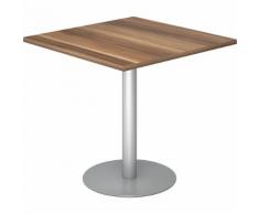 Table de réunion L x l 800 x 800 mm hauteur 755 mm, piétement argent