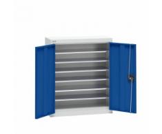 Armoire d'atelier en tôle d'acier hauteur 780 mm ,EUROKRAFT