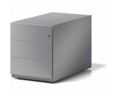 Caisson roulant Note™, avec 3 tiroirs universels h x l x p 495 x 420 x 775 mm, avec barre servant de poignée ,BISLEY