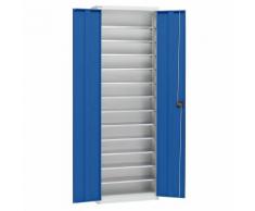 Armoire d'atelier en tôle d'acier hauteur 2000 mm ,EUROKRAFT