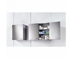 Armoire murale en inox pour salles blanches 2 portes battantes