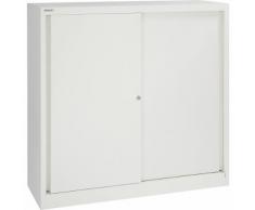 Armoire à portes coulissantes ECO 2 tablettes, 3 hauteurs de classeurs ,BISLEY