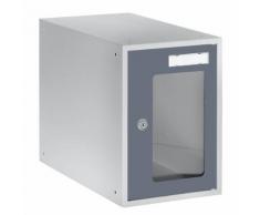 Casier verrouillable vitré h x l x p 350 x 250 x 450 mm ,QUIPO