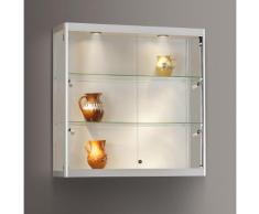 Vitrine murale, l x p x h 1000 x 300 x 1000 mm éclairage par diodes