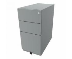 Caisson roulant Note™, avec 2 tiroirs universels, 1 tiroir pour dossiers suspendus h x l x p 645 x 300 x 565 mm ,BISLEY