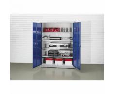 Armoire à portes battantes Jumbo largeur 1500 mm, 4 tablettes ,mauser