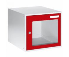 Casier verrouillable vitré h x l x p 350 x 400 x 450 mm ,QUIPO