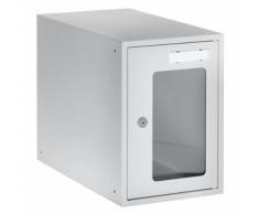 Casier verrouillable vitré h x l x p 350 x 250 x 450 mm ,QUIPO