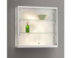 Vitrine murale, l x p x h 1000 x 300 x 984 mm éclairage par diodes