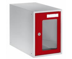 Casier verrouillable vitré h x l x p 350 x 250 x 450 mm ,QUIPO