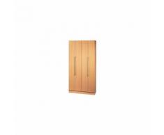 VIOLA - Armoire à portes pliantes angle d'ouverture 170°, 4 tablettes