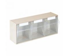 Système de bacs pivotants casier h x l x p 240 x 600 x 197 mm