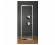 Vitrine hauteur 1984 mm, sans éclairage l x p 500 x 500 mm, vitrine d'angle